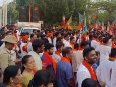 ಉಜಿರೆಯಲ್ಲಿ ಬಿಜೆಪಿ ಶಕ್ತಿ ಪ್ರದರ್ಶನ; ಬೃಹತ್ ರೋಡ್ ಶೋ