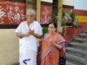 ಧರ್ಮಸ್ಥಳದಲ್ಲಿ ಡಾ.ಡಿ ವೀರೇಂದ್ರ ಹೆಗ್ಗಡೆಯವರಿಂದ ಮತದಾನ