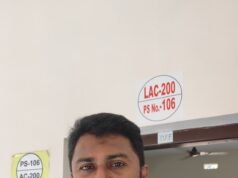 ನಗರದಲ್ಲಿ ರಕ್ಷಿತ್ ಶಿವರಾಂ ಅವರಿಂದ ಮತದಾನ