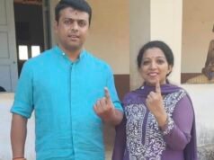 ಶಾಸಕ ಹರೀಶ್ ಪೂಂಜ ಅವರಿಂದ ಮತದಾನ