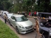 ಧರ್ಮಸ್ಥಳದಲ್ಲಿ ಸರಣಿ ಅಪಘಾತ ಹಲವು ವಾಹನಗಳು ಜಖಂ