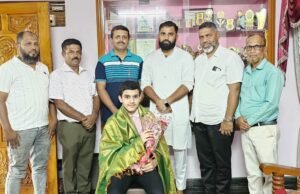 ಎಸ್ಡಿಪಿಐ ದ. ಕ ಜಿಲ್ಲಾ ಸಮಿತಿ ವತಿಯಿಂದ SSLC ಪರೀಕ್ಷೆಯಲ್ಲಿ ರಾಜ್ಯಕ್ಕೆ ದ್ವಿತೀಯ ಸ್ಥಾನ ಗಳಿಸಿದ ಬೆಳ್ತಂಗಡಿಯ ಚಿನ್ಮಯ್ ಜಿ.ಕೆ ಗೆ ಸನ್ಮಾನ