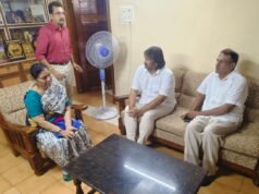 ಇತ್ತೀಚೆಗೆ ನಿಧನರಾದ ವಸಂತ ಬಂಗೇರ ಮನೆಗೆ ಸಚಿವ ಮಧು ಬಂಗಾರಪ್ಪ ಭೇಟಿ