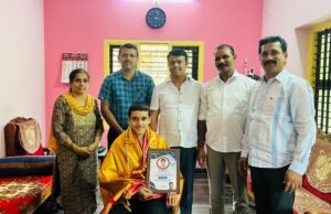 ಎಸ್ಎಸ್ಎಲ್ಸಿಯಲ್ಲಿ ರಾಜ್ಯಕ್ಕೆ ದ್ವಿತೀಯ ಸ್ಥಾನ ಪಡೆದ ಚಿನ್ಮಯಿ ಗೆ ಶಾಸಕ ಹರೀಶ್ ಪೂಂಜ ಅವರಿಂದ ಅಭಿನಂದನೆ