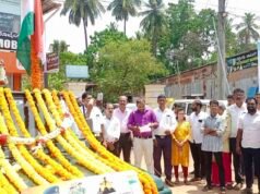 ನಿವೃತ್ತ ಸೈನಿಕ ಗಣೇಶ್ ಬಿ.ಎಲ್ ಅವರಿಗೆ ಬೆಳ್ತಂಗಡಿಯಲ್ಲಿ ಭವ್ಯ ಸ್ವಾಗತ