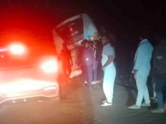 ಚಿಬಿದ್ರೆಯಲ್ಲಿ ಮಿನಿ ಬಸ್ ಪಲ್ಟಿ ಹಲವರಿಗೆ ಗಾಯ