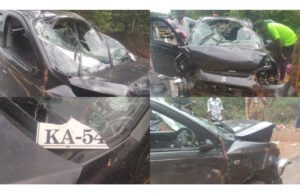 ಗುಂಡೇರಿಯಲ್ಲಿ ಕಾರು ಪಲ್ಟಿ ಹಲವರಿಗೆ ಗಂಭೀರ ಗಾಯ