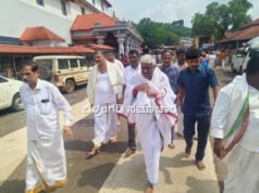 ಶ್ರೀ ಕ್ಷೇತ್ರ ಧರ್ಮಸ್ಥಳಕ್ಕೆ ಶಾಸಕ ರೇವಣ್ಣ ಭೇಟಿ