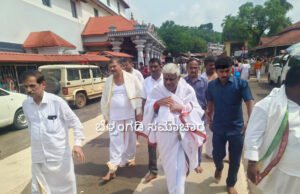 ಶ್ರೀ ಕ್ಷೇತ್ರ ಧರ್ಮಸ್ಥಳಕ್ಕೆ ಶಾಸಕ ರೇವಣ್ಣ ಭೇಟಿ