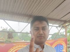 ರಕ್ಷಿತ್ ಶಿವರಾಂ ಅವರಿಂದ ಮತ ಚಲಾವಣೆ