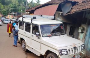 ಕಕ್ಕಿಂಜೆಯಲ್ಲಿ ಅಂಗಡಿಗೆ ನುಗ್ಗಿದ ಬೊಲೇರೋ