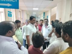 ಆಸ್ಪತ್ರೆಗೆ ಭೇಟಿ ನೀಡಿ ಹಿರಿಯ ಕಾಂಗ್ರೆಸ್ ಮುಖಂಡ ಚಂದು ಎಲ್ ಅವರ ಆರೋಗ್ಯ ವಿಚಾರಿಸಿದ ರಕ್ಷಿತ್ ಶಿವರಾಂ