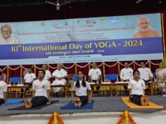 ಧರ್ಮಸ್ಥಳದಲ್ಲಿ 10 ನೇ ಅಂತಾರಾಷ್ಟ್ರೀಯ ಯೋಗ ದಿನಾಚರಣೆ