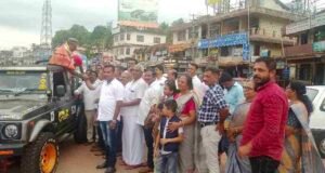 ನಿವೃತ್ತ ಯೋಧ ಅನೀಶ್ ಡಿ.ಎಲ್. ಅವರಿಗೆ ಭವ್ಯ ಸ್ವಾಗತ