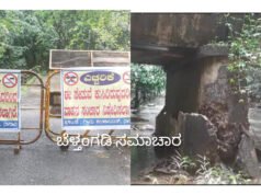 ಕುತ್ಲೂರು ಕಾಡಬಾಗಿಲು ಸೇತವೆ ಕುಸಿತ ಸಂಕಷ್ಟದಲ್ಲಿ ಜನರು