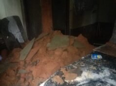 ಭಾರೀ ಮಳೆಗೆ ಕಾಜೂರಿನಲ್ಲಿ ಮನೆಯ ಗೋಡೆ ಕುಸಿತ