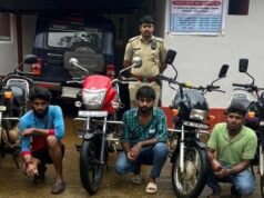 ಮೂಡಿಗೆರೆಯ ಹಳ್ಳಿ ರಸ್ತೆಯಲ್ಲಿ ವೀಲಿಂಗ್ ಉಜಿರೆಯ ಐವರ ಬಂಧನ