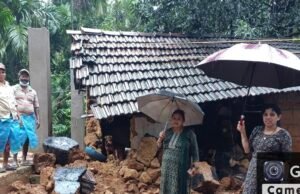 ಲಾಯಿಲದಲ್ಲಿ ಭಾರೀ ಮಳೆಗೆ ಮನೆ ಕುಸಿತ