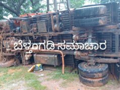 ಪೂಂಜಾಲಕಟ್ಟೆಯಲ್ಲಿ ಲಾರಿ ಪಲ್ಟಿ ಒಬ್ಬ ಸಾವು ಹಲವರಿಗೆ ಗಾಯ