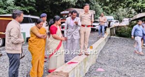 ಚಾರ್ಮಾಡಿ ಘಾಟಿಗೆ ಚಿಕ್ಕಮಗಳೂರು ಜಿಲ್ಲಾಧಿಕಾರಿ ಭೇಟಿ,ರಸ್ತೆ ಪರಿಶೀಲನೆ