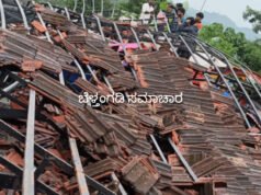 ಮಾಲಾಡಿಯಲ್ಲಿ ಬಿರುಗಾಳಿ ಮನೆ ಕೃಷಿಗೆ ವ್ಯಾಪಕ ಹಾನಿ