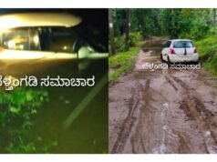 ಅಣಿಯೂರು ನದಿಯಲ್ಲಿ ಪ್ರವಾಹಕ್ಕೆ ಸಿಲುಕಿದ ಕಾರು; ಪ್ರಯಾಣಿಕರ ರಕ್ಷಣೆ