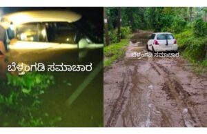 ಅಣಿಯೂರು ನದಿಯಲ್ಲಿ ಪ್ರವಾಹಕ್ಕೆ ಸಿಲುಕಿದ ಕಾರು; ಪ್ರಯಾಣಿಕರ ರಕ್ಷಣೆ