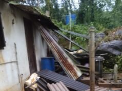 ವೇಣೂರು; ಸಿಡಿಲು ಬಡಿದು ಎರಡು ಮನೆಗಳಿಗೆ ಹಾನಿ