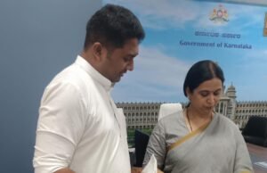 ಅಂಗನವಾಡಿ ಕೇಂದ್ರಗಳ ಅಭಿವೃದ್ಧಿಗೆ ಅನುದಾನ ಒದಗಿಸುವಂತೆ ಸಚಿವರಿಗೆ ರಕ್ಷಿತ್ ಶಿವರಾಂ ಅವರಿಂದ ಮನವಿ