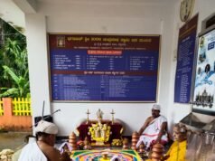 ಶ್ರೀ ಕ್ಷೇತ್ರ ಚಂದ್ರಪುರ ಶಿಶಿಲ ಜಿನಮಂದಿರದಲ್ಲಿ ಆರಾಧನೆ