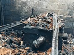 ಮುಂಡಾಜೆ: ರಬ್ಬರ್ ಸ್ಮೋಕ್ ಹೌಸ್ ಗೆ ಬೆಂಕಿ ಅಪಾರ ನಷ್ಟ