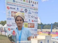 ರಾಜ್ಯಮಟ್ಟದ ಕ್ರೀಡಾಕೂಟ ಲಾಯಿಲದ ಚಂದ್ರಿಕಾ ಗೆ 400ಮೀ ಹಡಲ್ಸ್ ನಲ್ಲಿ ಬೆಳ್ಳಿ ಪದಕ