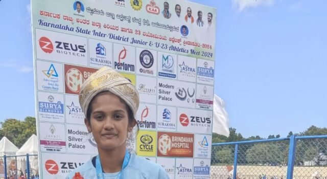 ರಾಜ್ಯಮಟ್ಟದ ಕ್ರೀಡಾಕೂಟ ಲಾಯಿಲದ ಚಂದ್ರಿಕಾ ಗೆ 400ಮೀ ಹಡಲ್ಸ್ ನಲ್ಲಿ ಬೆಳ್ಳಿ ಪದಕ