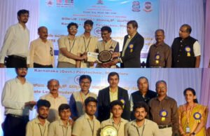 ಉಜಿರೆ ಎಸ್ ಡಿ ಎಮ್ ಪಾಲಿಟೆಕ್ನಿಕ್ ಗೆ ರಾಜ್ಯಮಟ್ಟದ ಪ್ರಾಜೆಕ್ಟ್ ಸ್ಪರ್ಧೆಯಲ್ಲಿ ದ್ವಿತೀಯ ಸ್ಥಾನ