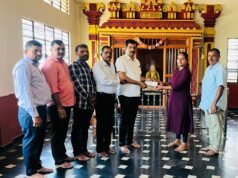 ರಾಷ್ಟ್ರೀಯ ಕ್ರೀಡಾಕೂಟಕ್ಕೆ ತೆರಳುವ ಕ್ರೀಡಾಪಟುವಿಗೆ ಶ್ರೀ ಗುರುನಾರಾಯಣ ಸ್ವಾಮಿ ಸೇವಾ ಸಂಘದಿಂದ ಅಭಿನಂದನೆ