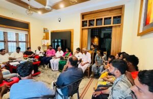 ವಿಧಾನ ಪರಿಷತ್ ಚುನಾವಣೆ ಬಿಜೆಪಿ ಅಭ್ಯರ್ಥಿ ಯಿಂದ ಮತಯಾಚನೆ