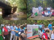 ಕುತ್ಲೂರು; ಮುರಿದು ಬಿದ್ದ ಸೇತುವೆ, ಕಡಿದ ಸಂಪರ್ಕ, ಗ್ರಾಮಸ್ಥರಿಂದ ಪ್ರತಿಭಟನೆ