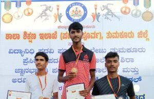 ಪದವಿ ಪೂರ್ವ ಕಾಲೇಜುಗಳ ರಾಜ್ಯಮಟ್ಟದ ಕ್ರೀಡಾಕೂಟ ಮುಂಡಾಜೆಯ ತೇಜಲ್ ಗೆ ಚಿನ್ನದ ಪದಕ