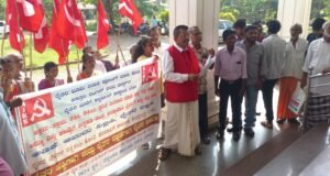 ಬೆಳ್ತಂಗಡಿ; ಕಸ್ತೂರಿ ರಂಗನ್ ವರದಿ ವಿರುದ್ದ ಸಿ.ಪಿ.ಎಂ ನೇತೃತ್ವದಲ್ಲಿ ಪ್ರತಿಭಟನೆ
