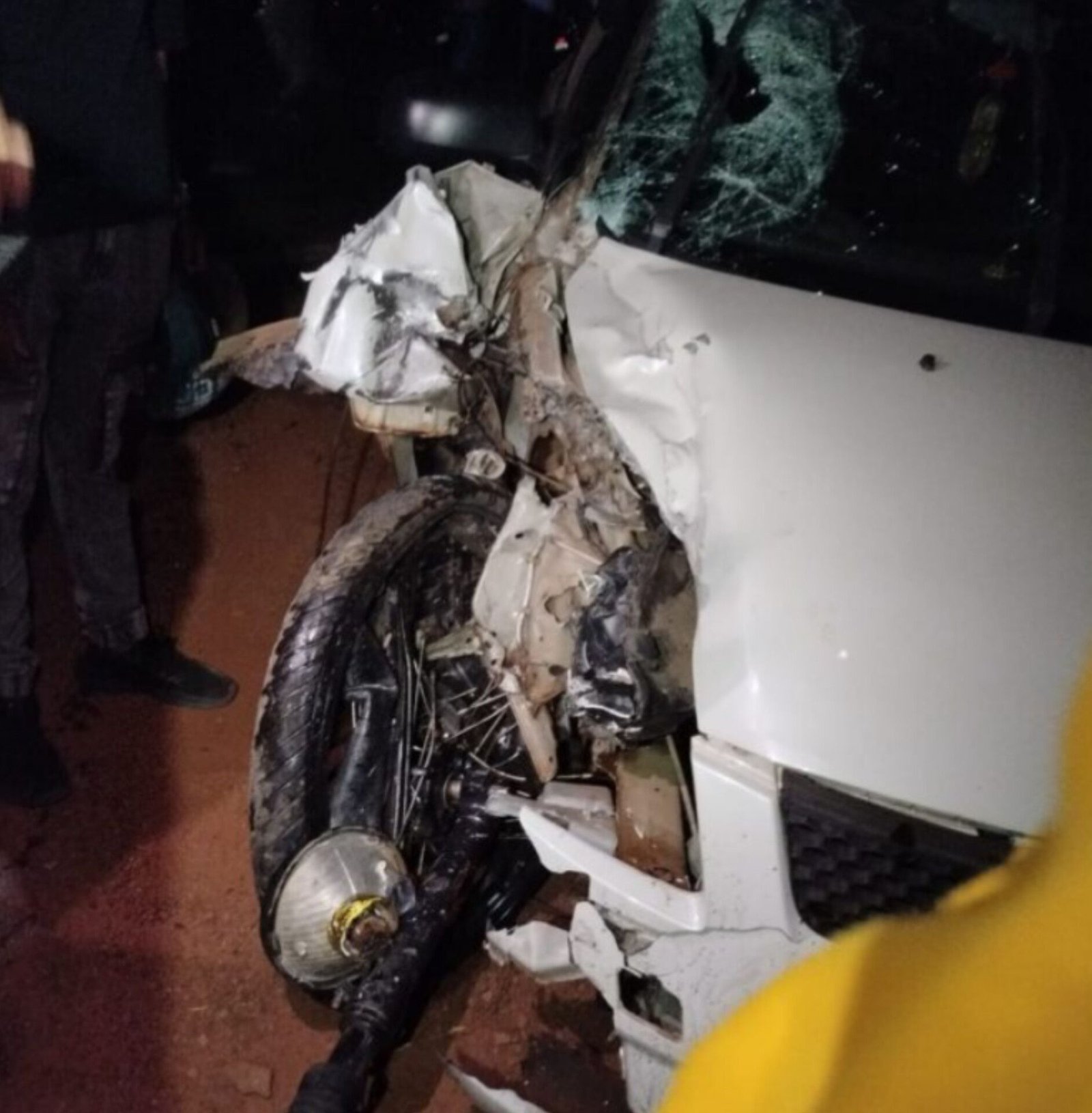 ಗೇರುಕಟ್ಟೆ ಕಾರು ಬೈಕ್ ನಡುವೆ ಅಪಘಾತ