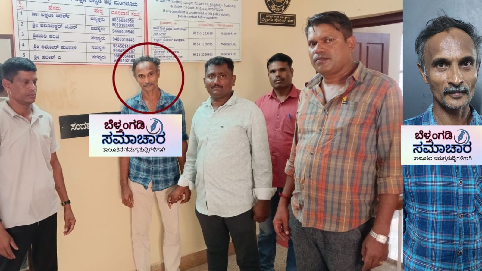 ಬೆಳ್ತಂಗಡಿ : ನ್ಯಾಯಾಲಯಕ್ಕೆ ಹಾಜರಾಗದೆ ತಲೆ ಮರೆಸಿಕೊಂಡಿದ್ದ ಅಂತರ್ ರಾಜ್ಯ ಕಳ್ಳನ ಬಂಧನ