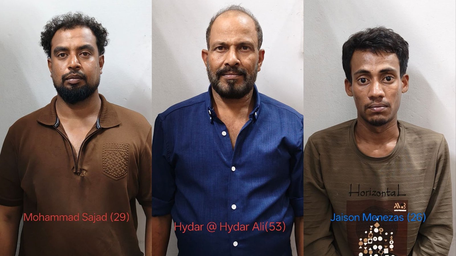 ಮಂಗಳೂರು ಸಿಸಿಬಿ ಪೊಲೀಸರ ಕಾರ್ಯಾಚರಣೆ: ಎಂಡಿಎಂಎ ಮಾದಕ ವಸ್ತು ವಶ, 3 ಮಂದಿ ಬಂಧನ.