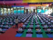 ಧರ್ಮಸ್ಥಳ ಅಂತಾರಾಷ್ಟ್ರೀಯ ಯೋಗ ದಿನಾಚರಣೆ ಸಾಮೂಹಿಕ ಯೋಗ ಪ್ರದರ್ಶನ