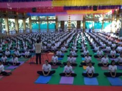 ಧರ್ಮಸ್ಥಳ ಅಂತಾರಾಷ್ಟ್ರೀಯ ಯೋಗ ದಿನಾಚರಣೆ ಸಾಮೂಹಿಕ ಯೋಗ ಪ್ರದರ್ಶನ