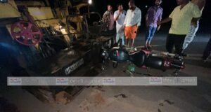 ಬೆಳ್ತಂಗಡಿ; ಹೆದ್ದಾರಿ ಕಾಮಗಾರಿ ವಾಹನಕ್ಕೆ ಬೈಕ್ ಡಿಕ್ಕಿ: ಸವಾರನಿಗೆ ಗಾಯ