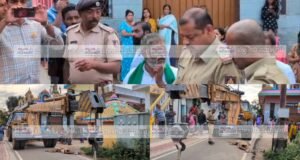 ಶಿವಮೊಗ್ಗದಲ್ಲು ಕ್ರೇನ್ ಅಡಿಗೆ ಸಿಲುಕಿ ಬೆಳ್ತಂಗಡಿ ಯ ವ್ಯಕ್ತಿ ಮೃತ್ಯು