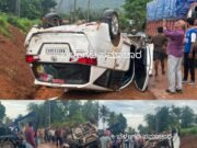 ಬೆಳ್ತಂಗಡಿ : ಎಸ್ಐಟಿ ಎಸ್ಪಿ ಪ್ರಯಾಣಿಸುತ್ತಿದ್ದ ಇನೋವಾ ಕಾರು ಪಲ್ಟಿ