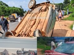 ಬೆಳ್ತಂಗಡಿ; ಮದ್ದಡ್ಕದಲ್ಲಿ ಸರಣಿ ಅಪಘಾತ ಹಲವರಿಗೆ ಗಾಯ