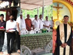 ಅಪಘಾತದಲ್ಲಿ ತೀವ್ರ ಗಾಯಗಳೊಂದಿಗೆ ಚಿಕಿತ್ಸೆಯಲ್ಲಿರುವ ಯೋಧ ಮತ್ತು ಮಗುವಿನ ಚೇತರಿಕೆಗಾಗಿ ಸರ್ವಧರ್ಮೀಯ ಕ್ಷೇತ್ರದಲ್ಲಿ ಯೋಧರ ಬಳಗದಿಂದ ಪ್ರಾರ್ಥನೆ