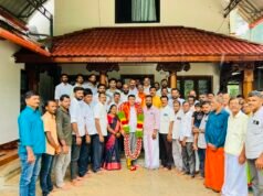 ಬೆಳ್ತಂಗಡಿ ಜನತೆಯ ಪ್ರತಿ ಮನೆಯ ಮನ ಮುಟ್ಟಿದ ಶಾಸಕ ಹರೀಶ್ ಪೂಂಜಾ ರವರಿಗೆ ಇಂದಬೆಟ್ಟು ಕಾರ್ಯಕರ್ತರಿಂದ ಗೌರವ ಅರ್ಪಣೆ.